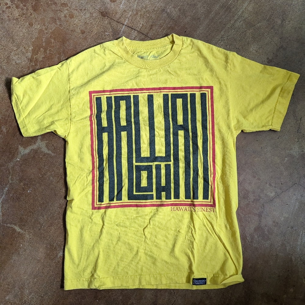 Vintage Hawaii's Finest Sunny Yellow T-Shirt
